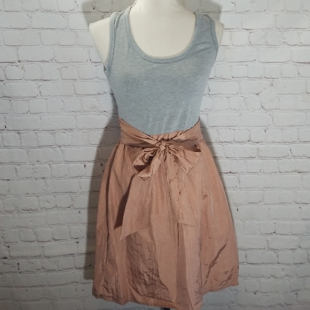 THML Bronze And Grey Sleeveless Dress